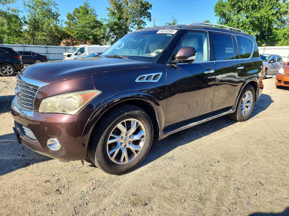 2011 Infiniti Qx56 მანქანა იყიდება აუქციონზე, vin: JN8AZ2NE6B9001800, აუქციონის ნომერი: 55203596