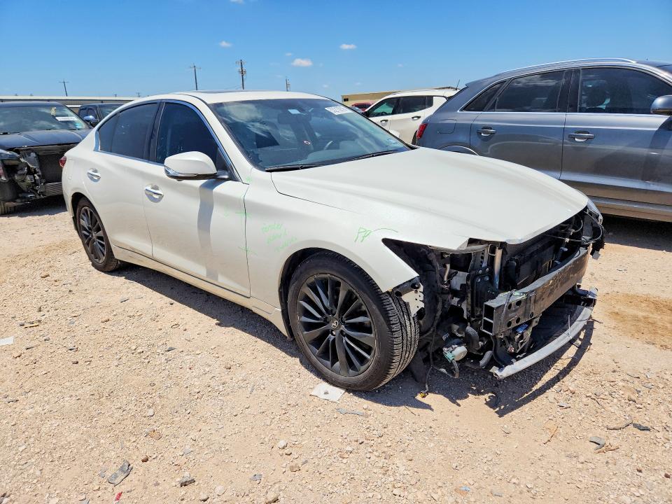 53210916 :رقم المزاد ، JN1EV7BR6NM340185 vin ، 2022 Infiniti Q50 مزاد بيع
