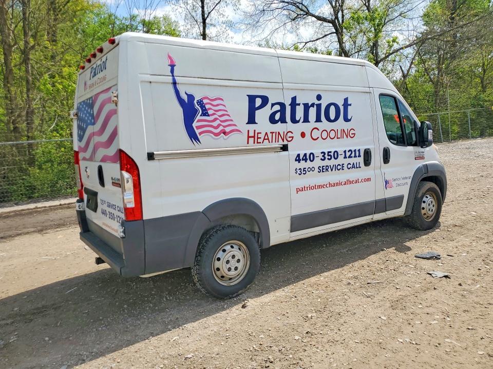 53554066 :رقم المزاد ، 3C6TRVCG4HE546819 vin ، 2017 Ram Promaster 2500 مزاد بيع