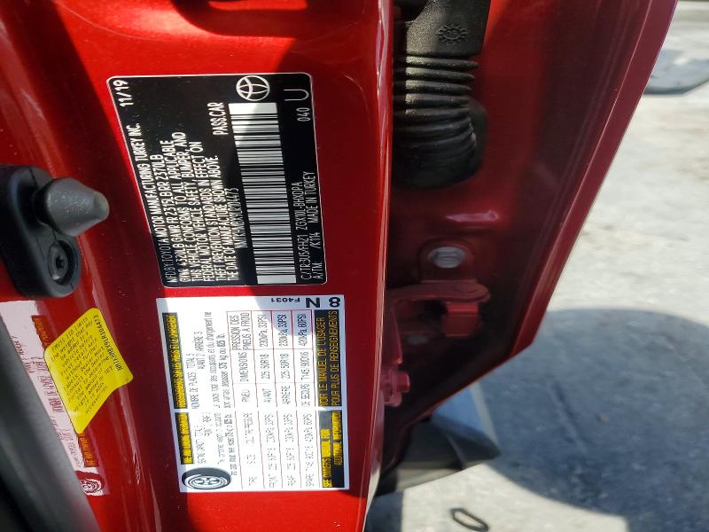 Продажа на аукционе авто 2020 Toyota C-hr, vin: NMTKHMBX9LR104473, номер лота: 52338536