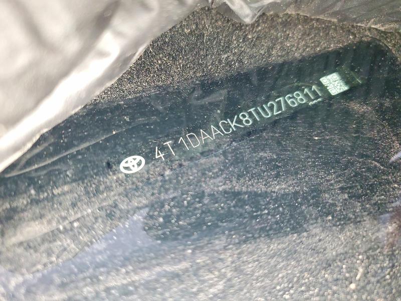 2026 Toyota Camry მანქანა იყიდება აუქციონზე, vin: 4T1DAACK8TU276811, აუქციონის ნომერი: 54890216