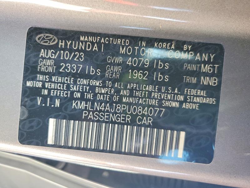 53112136 :رقم المزاد ، KMHLN4AJ8PU084077 vin ، 2023 Hyundai Elantra مزاد بيع