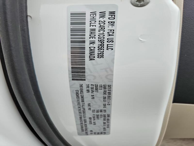 2023 Chrysler Voyager მანქანა იყიდება აუქციონზე, vin: 2C4RC1CG9PR567935, აუქციონის ნომერი: 52246926