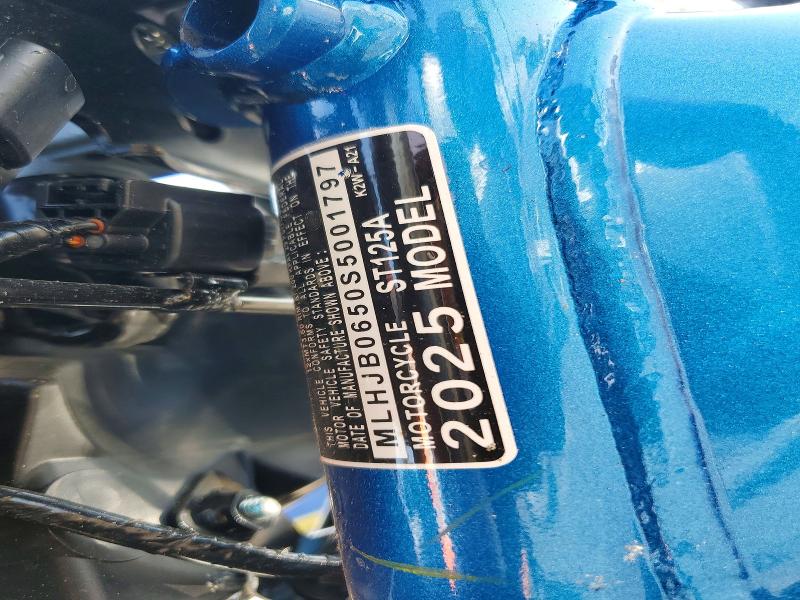 Aukcja sprzedaży 2025 Honda St125, vin: MLHJB0650S5001797, numer aukcji: 53737346