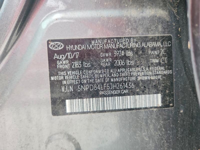 Продажа на аукционе авто 2018 Hyundai Elantra, vin: 5NPD84LF5JH261436, номер лота: 53840866