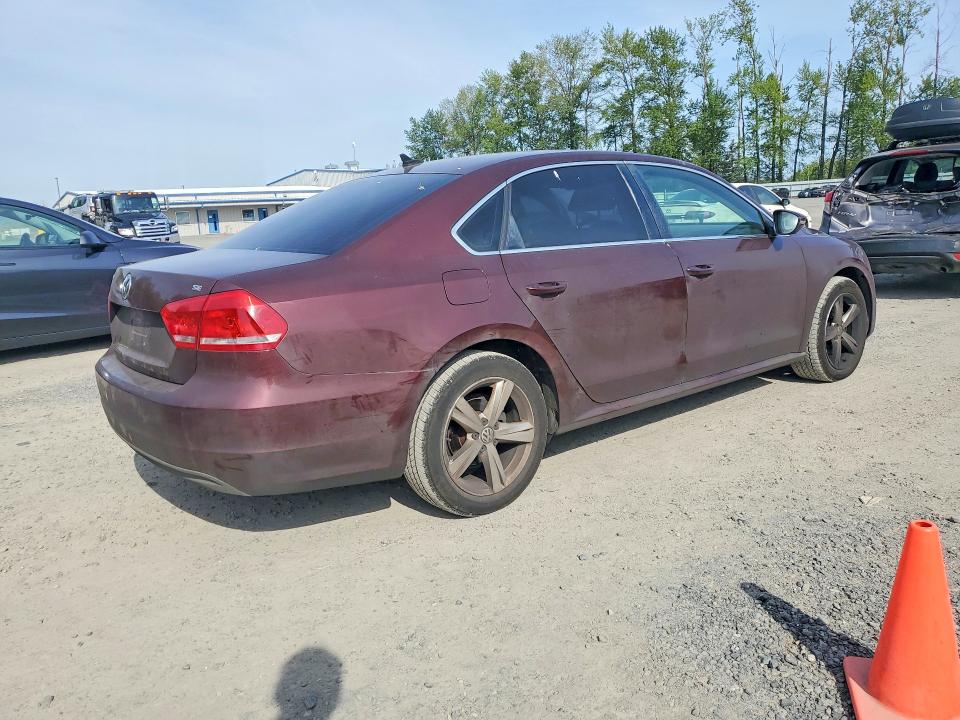 Aukcja sprzedaży 2012 Volkswagen Passat, vin: 1VWBP7A33CC081419, numer aukcji: 51376026