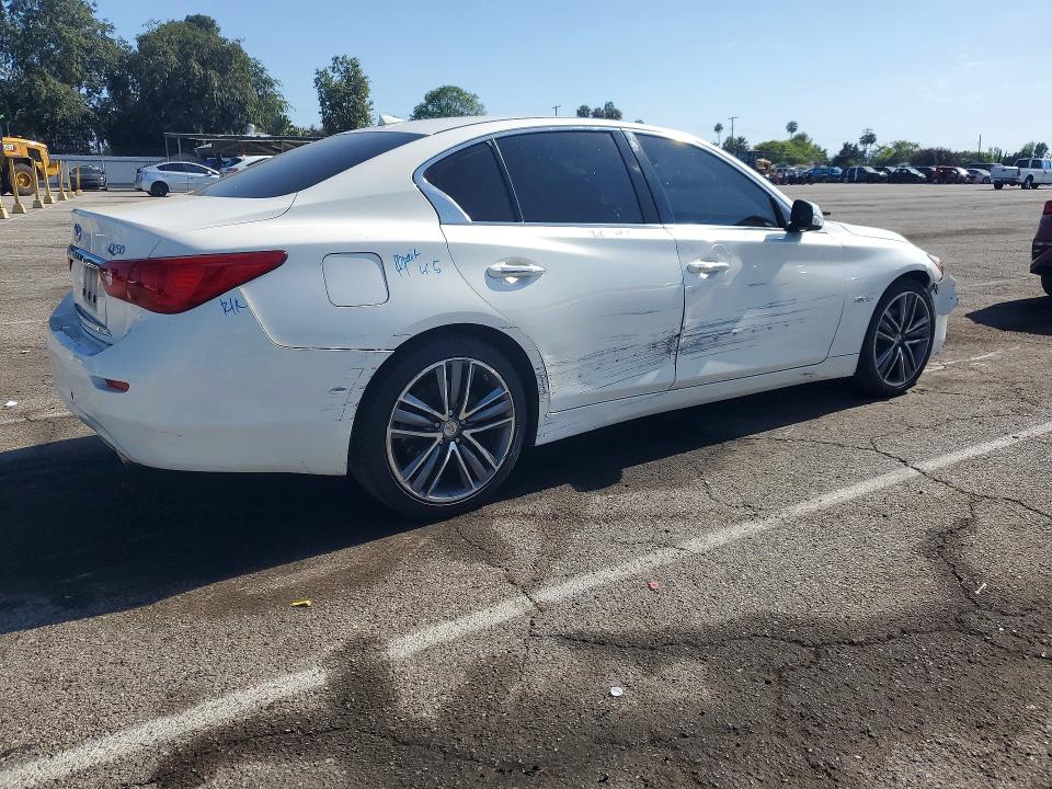 53566196 :رقم المزاد ، JN1BV7AP3FM354050 vin ، 2015 Infiniti Q50 مزاد بيع
