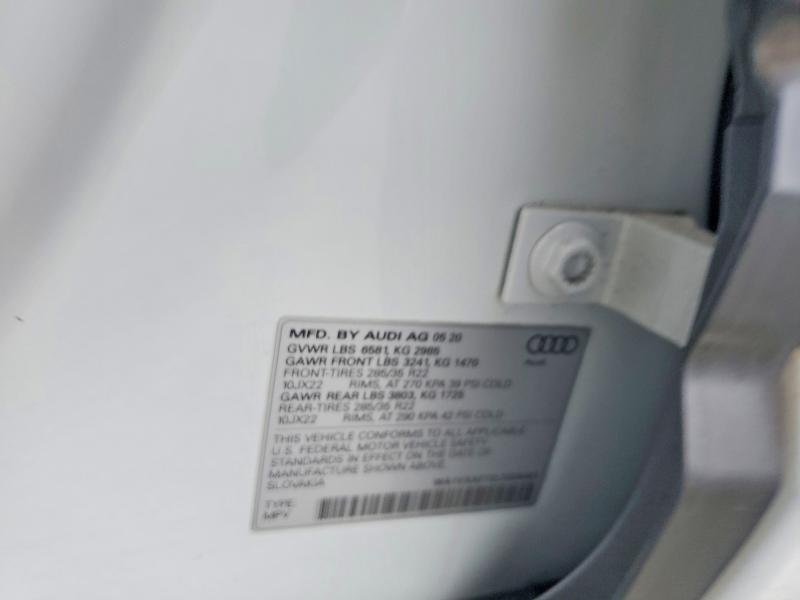 Продаж на аукціоні авто 2020 Audi Q7, vin: WA1VXAF72LD009401, номер лоту: 52284616