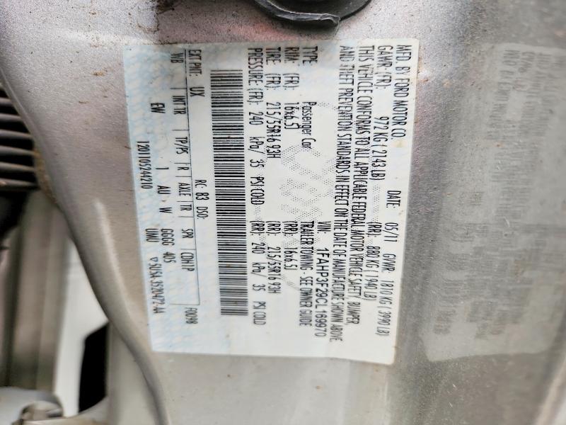 52479796 :رقم المزاد ، 1FAHP3F29CL169970 vin ، 2012 Ford Focus مزاد بيع