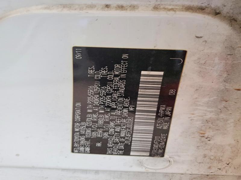Aukcja sprzedaży 2012 Scion Xb, vin: JTLZE4FE2CJ003083, numer aukcji: 52269176