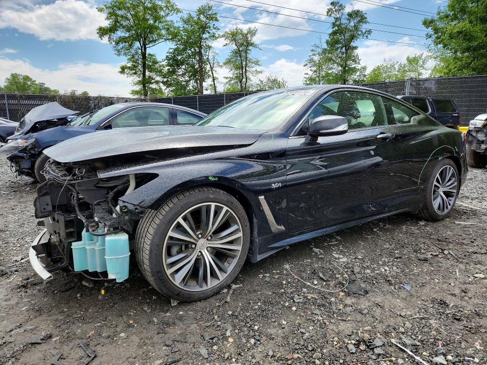 52805536 :رقم المزاد ، JN1EV7EL7JM393141 vin ، 2018 Infiniti Q60 مزاد بيع