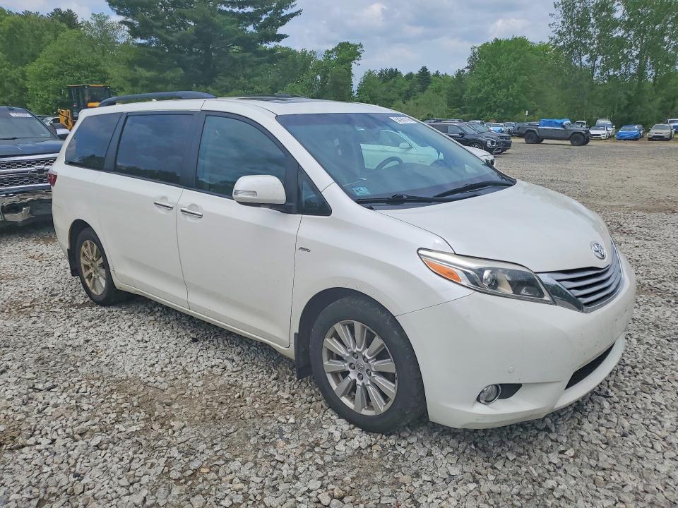 Aukcja sprzedaży 2017 Toyota Sienna, vin: 5TDDZ3DC6HS151480, numer aukcji: 54265116