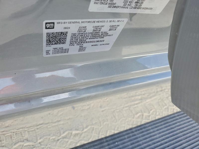 54318896 :رقم المزاد ، 3GTUUFE83SG136323 vin ، 2025 Gmc Sierra مزاد بيع