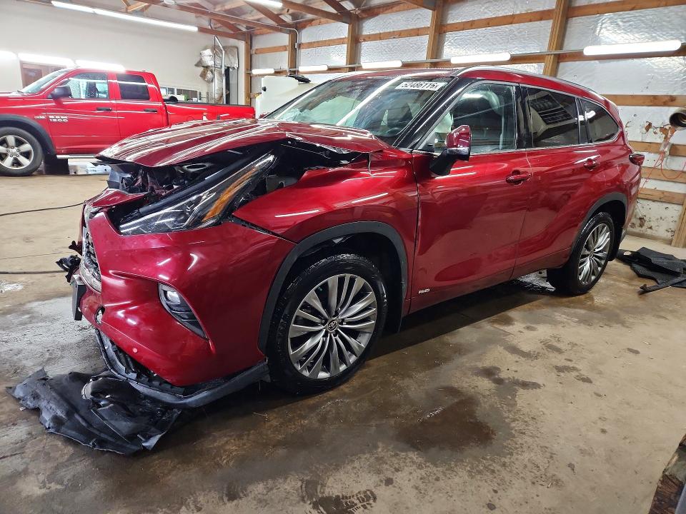 2022 Toyota Highlander მანქანა იყიდება აუქციონზე, vin: 5TDEBRCH8NS073482, აუქციონის ნომერი: 52486116