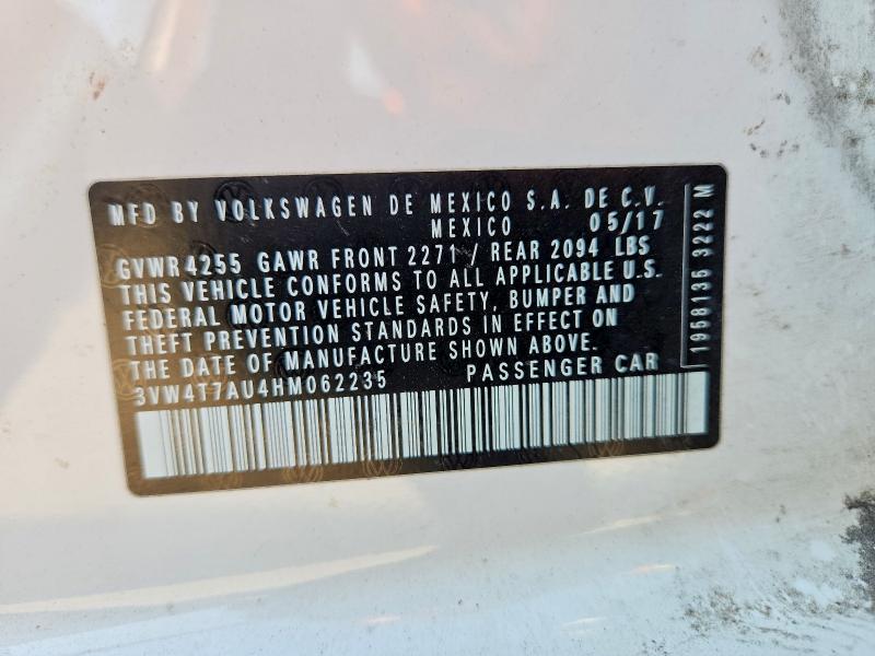 Aukcja sprzedaży 2017 Volkswagen Gti, vin: 3VW4T7AU4HM062235, numer aukcji: 53423306
