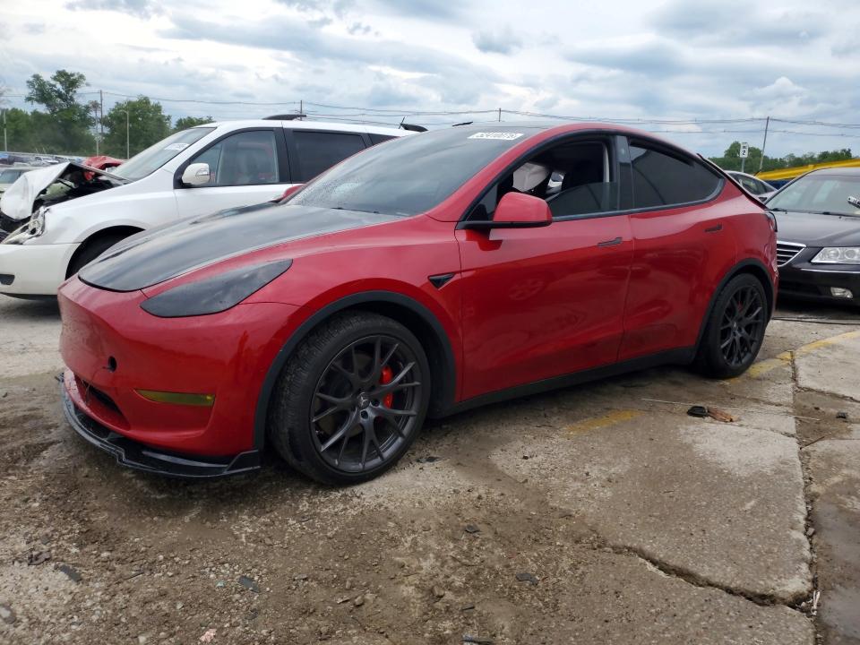Продажа на аукционе авто 2021 Tesla Model Y, vin: 5YJYGDEF9MF139568, номер лота: 52410076