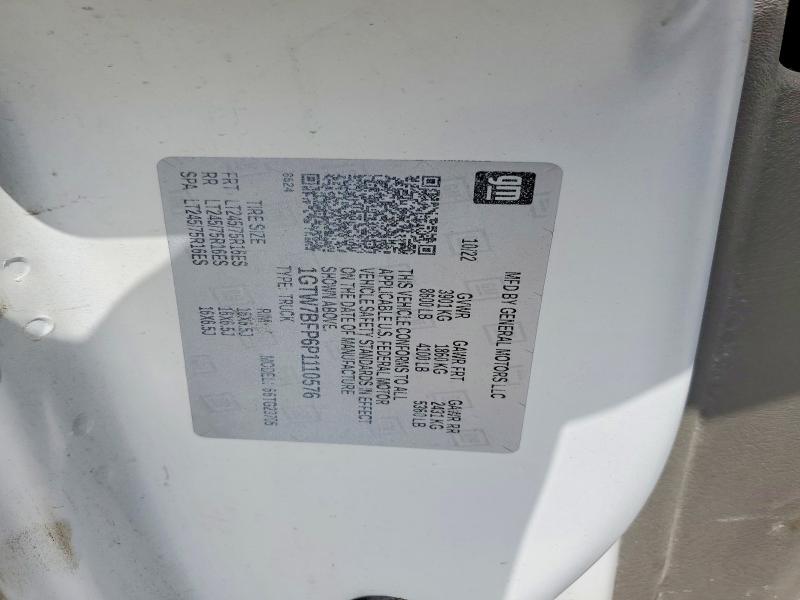 Продажа на аукционе авто 2023 Gmc Savana, vin: 1GTW7BFP6P1110576, номер лота: 54703746