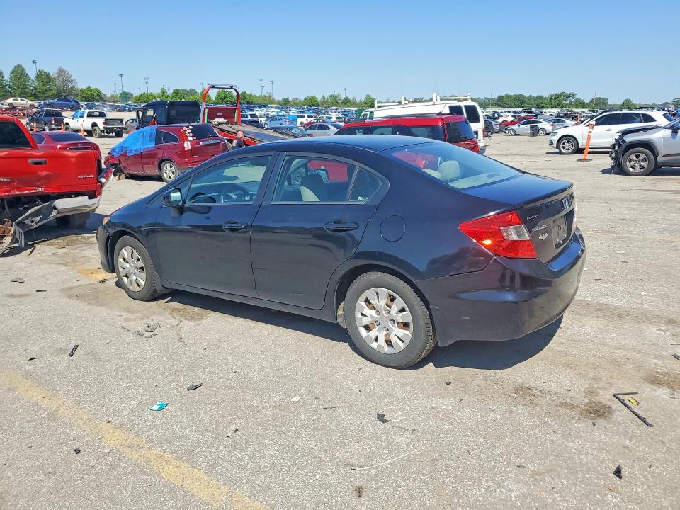 52774256 :رقم المزاد ، 19XFB2F51CE010292 vin ، 2012 Honda Civic مزاد بيع