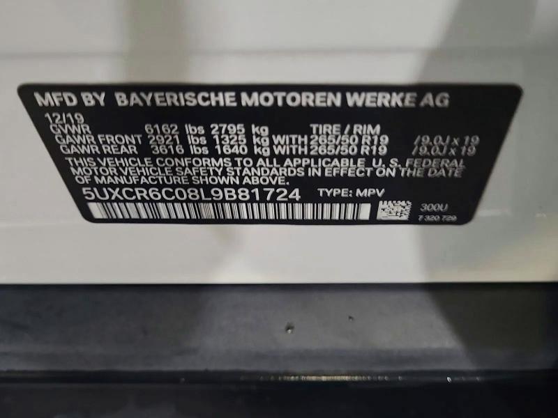 Aukcja sprzedaży 2020 Bmw X5, vin: 5UXCR6C08L9B81724, numer aukcji: 54820436