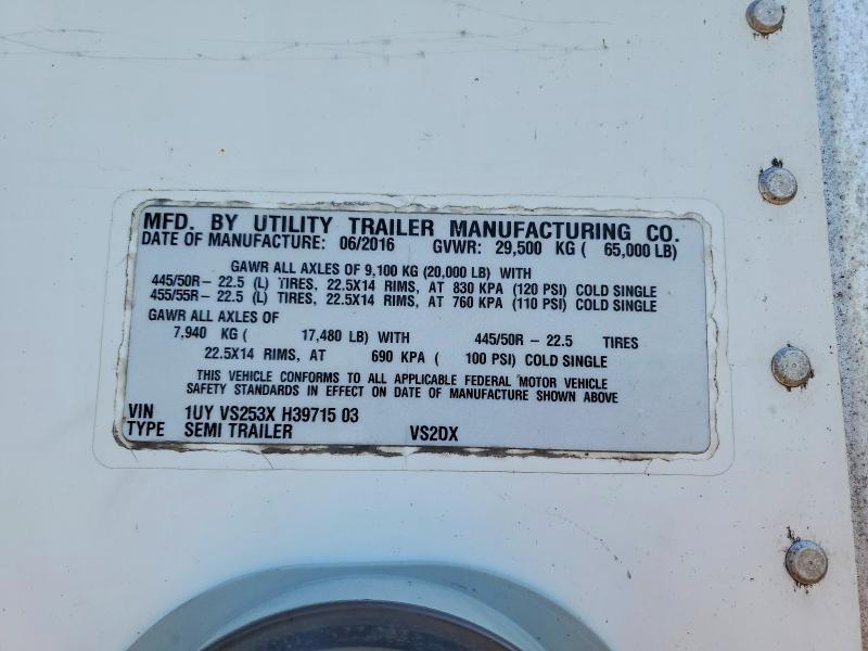 Продажа на аукционе авто 2017 Utility Trailer Trailer, vin: 1UYVS253XH3971503, номер лота: 70466876