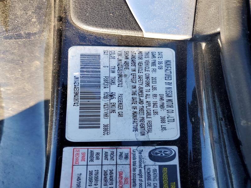 Продажа на аукционе авто 2009 Nissan 370z, vin: JN1AZ44E09M408742, номер лота: 53368136