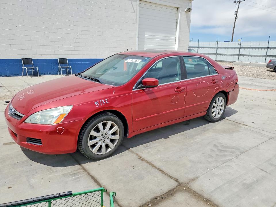 51918166 :رقم المزاد ، 1HGCM66527A058091 vin ، 2007 Honda Accord مزاد بيع