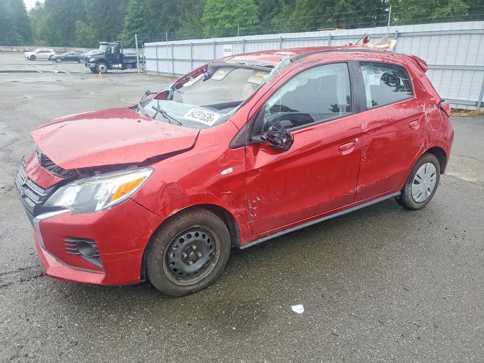 2021 Mitsubishi Mirage მანქანა იყიდება აუქციონზე, vin: ML32AUHJ9MH014161, აუქციონის ნომერი: 54291636