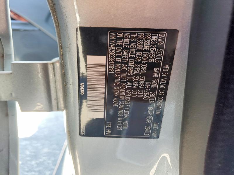 Aukcja sprzedaży 2008 Volvo Xc70, vin: YV4BZ982381018181, numer aukcji: 53836746