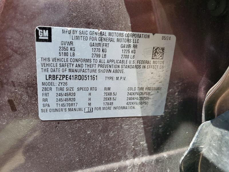 Aukcja sprzedaży 2024 Buick Envision, vin: LRBFZPE41RD051161, numer aukcji: 53438046