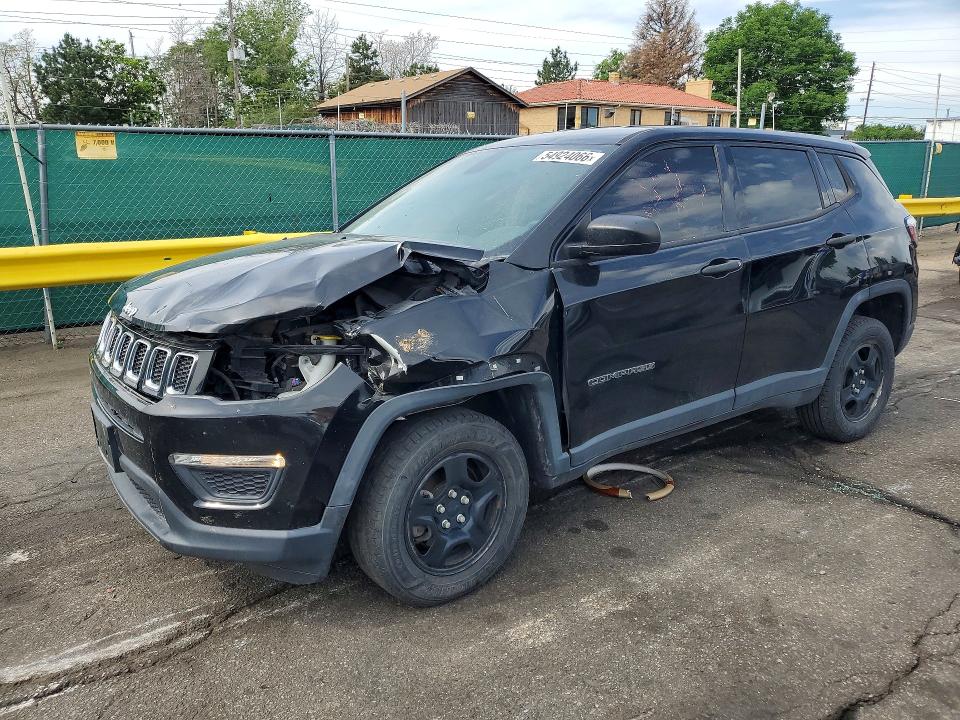 54924066 :رقم المزاد ، 3C4NJDAB9JT337524 vin ، 2018 Jeep Compass مزاد بيع