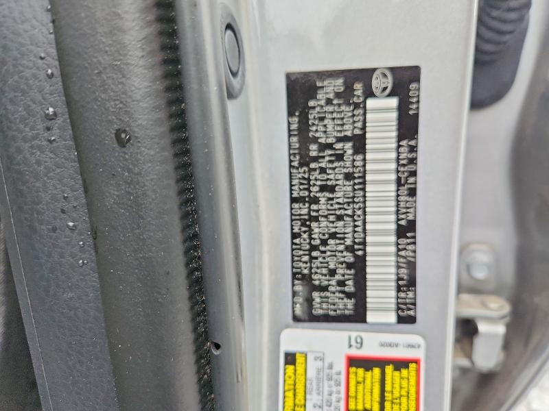 2025 Toyota Camry მანქანა იყიდება აუქციონზე, vin: 4T1DAACK5SU111586, აუქციონის ნომერი: 54844556