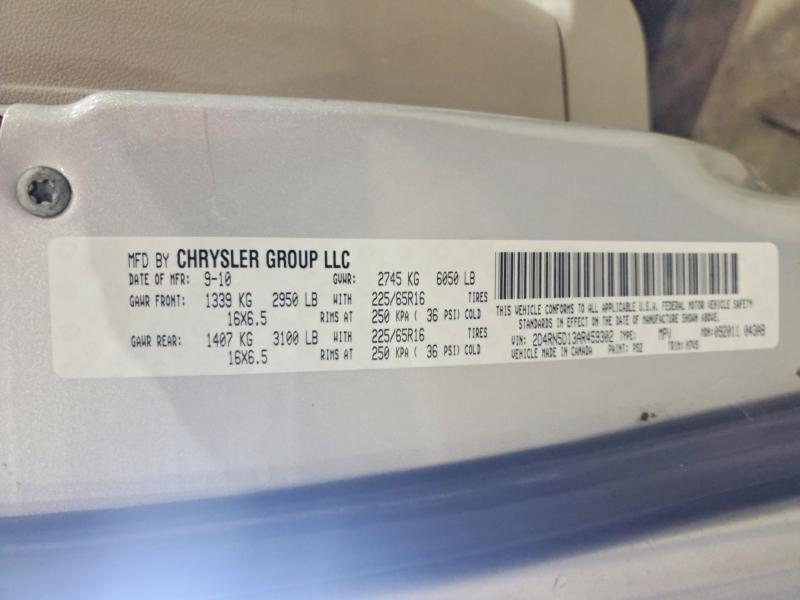 Продаж на аукціоні авто 2010 Dodge Grand Caravan, vin: 2D4RN5D13AR459302, номер лоту: 54628806