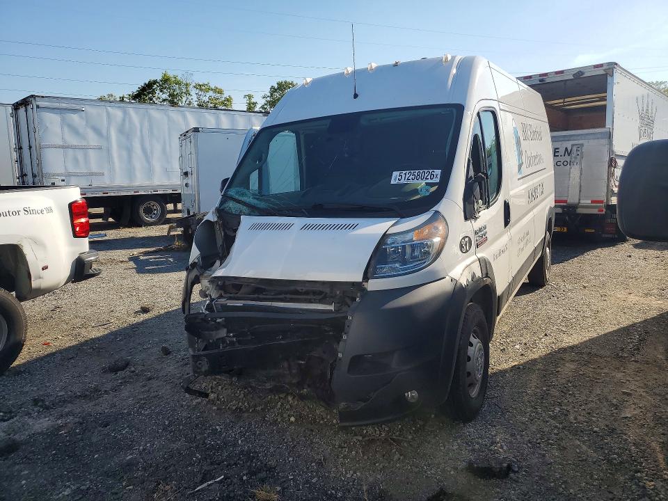 51258026 :رقم المزاد ، 3C6LRVDG8ME533077 vin ، 2021 Ram Promaster 2500 مزاد بيع