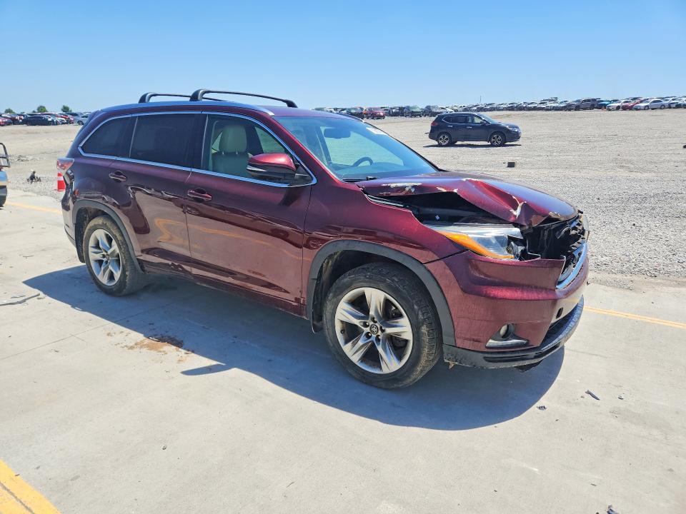 Продажа на аукционе авто 2016 Toyota Highlander, vin: 5TDDKRFH1GS304913, номер лота: 52590306