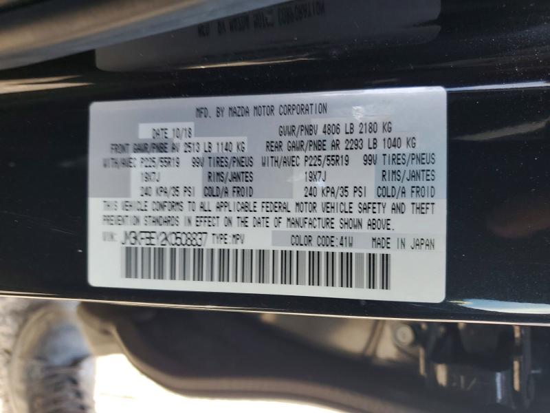 Продаж на аукціоні авто 2019 Mazda Cx-5, vin: JM3KFBEY2K0508837, номер лоту: 53584946