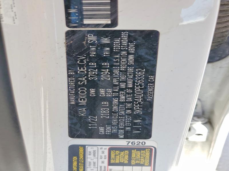 Aukcja sprzedaży 2023 Kia Forte, vin: 3KPF54AD0PE563362, numer aukcji: 54688026