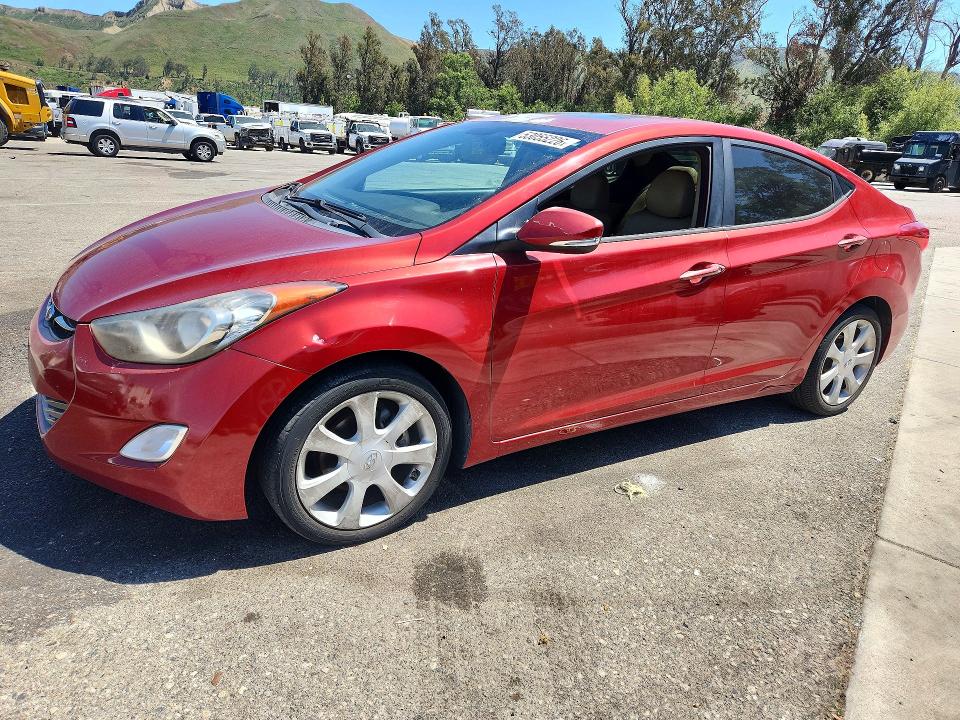 Auction sale of the 2012 Hyundai Elantra, vin: KMHDH4AE5CU479925, lot number: 53055226