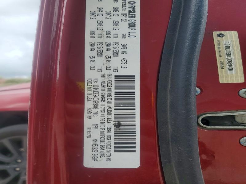 55059026 :رقم المزاد ، 1C4NJDEB4CD689400 vin ، 2012 Jeep Compass مزاد بيع