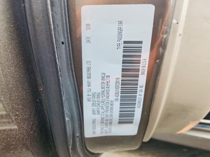 Aukcja sprzedaży 2009 Subaru Legacy, vin: 4S3BL616297230116, numer aukcji: 54749916