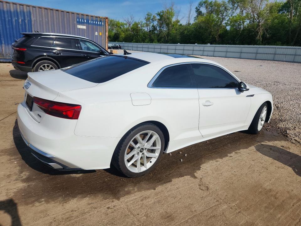 Продаж на аукціоні авто 2023 Audi A5, vin: WAUSAAF54PA010370, номер лоту: 55043116