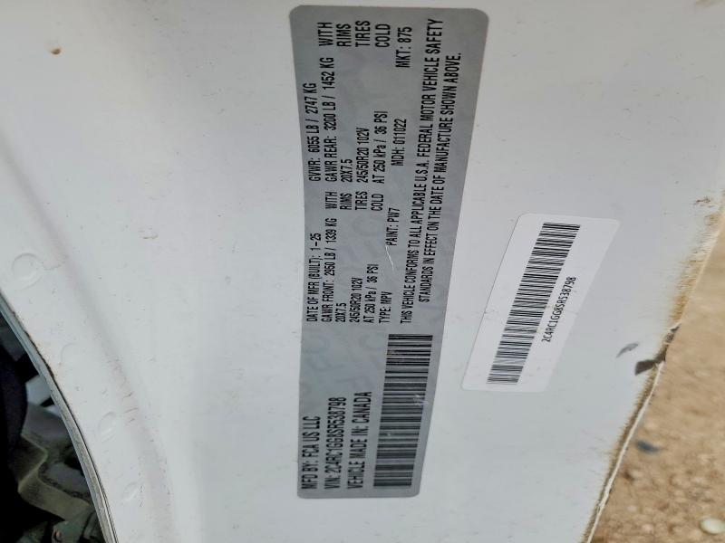 Продажа на аукционе авто 2025 Chrysler Pacifica, vin: 2C4RC1GG8SR538798, номер лота: 51850176