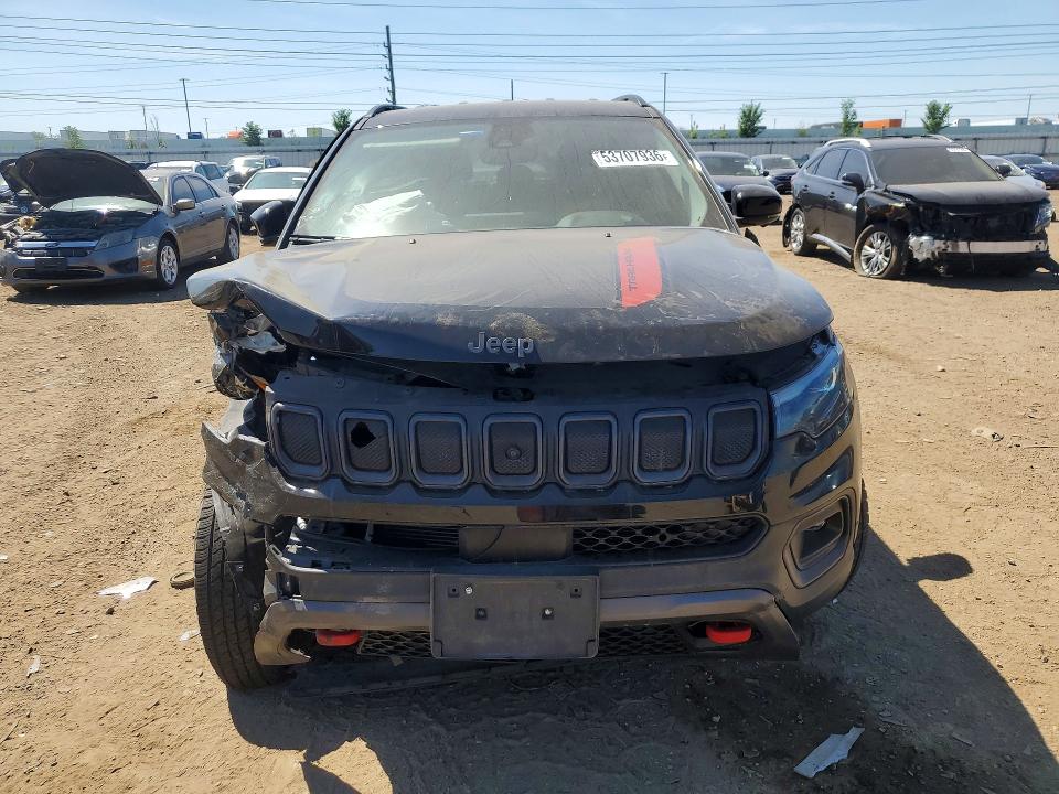Продаж на аукціоні авто 2022 Jeep Compass, vin: 3C4NJDDB3NT227327, номер лоту: 53707936
