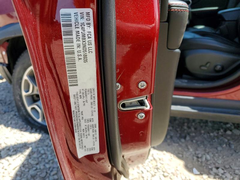 Продажа на аукционе авто 2022 Jeep Cherokee, vin: 1C4PJMBX3ND518035, номер лота: 54646036