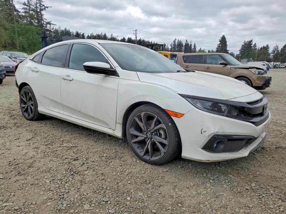 51872596 :رقم المزاد ، 19XFC2F83KE049441 vin ، 2019 Honda Civic مزاد بيع