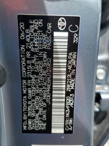 Aukcja sprzedaży 2021 Toyota Corolla, vin: JTDEPMAE6MJ127452, numer aukcji: 55204386