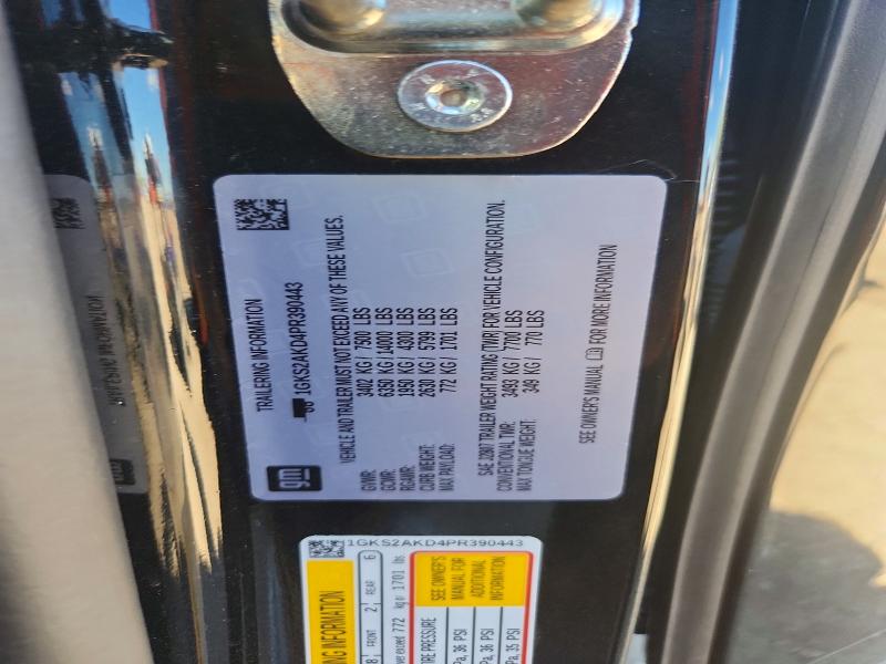 Auction sale of the 2023 Gmc Yukon, vin: 1GKS2AKD4PR390443, lot number: 53062856