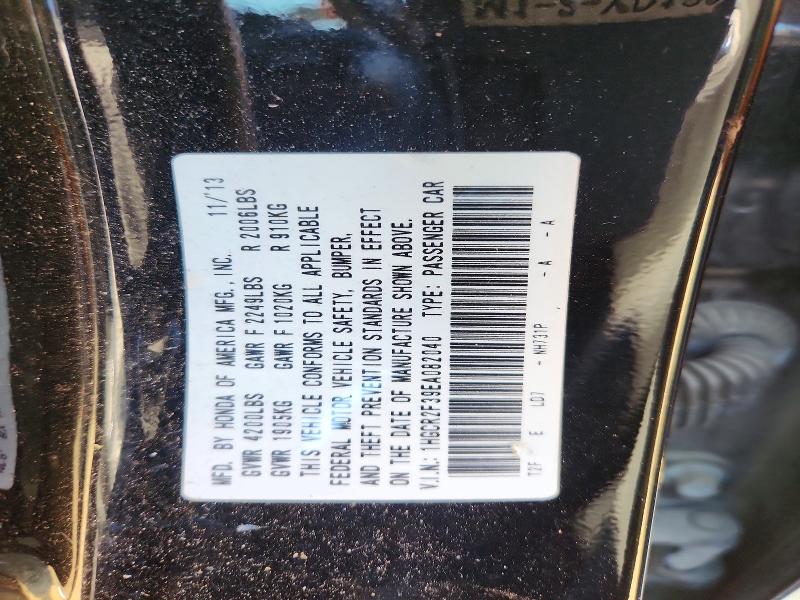 Aukcja sprzedaży 2014 Honda Accord, vin: 1HGCR2F39EA082040, numer aukcji: 53368516