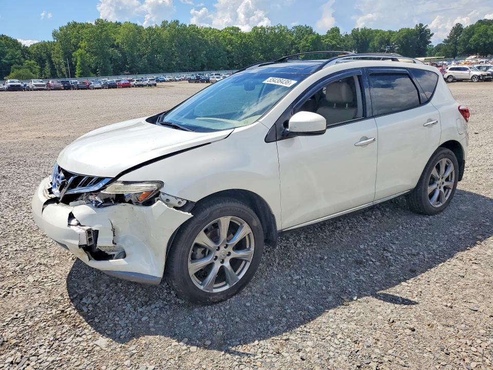 2012 Nissan Murano მანქანა იყიდება აუქციონზე, vin: JN8AZ1MU9CW121449, აუქციონის ნომერი: 55438436
