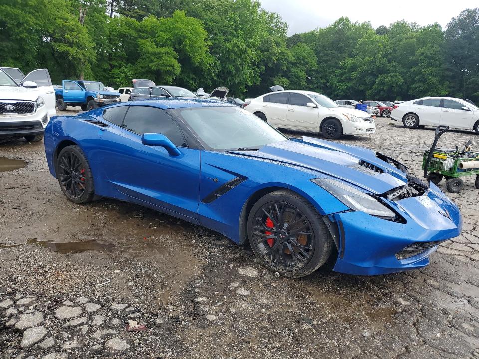 52573386 :رقم المزاد ، 1G1YD2D73F5100155 vin ، 2015 Chevrolet Corvette مزاد بيع