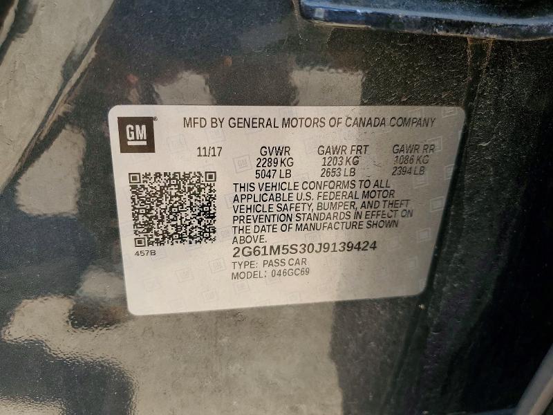 Продаж на аукціоні авто 2018 Cadillac Xts, vin: 2G61M5S30J9139424, номер лоту: 54292836